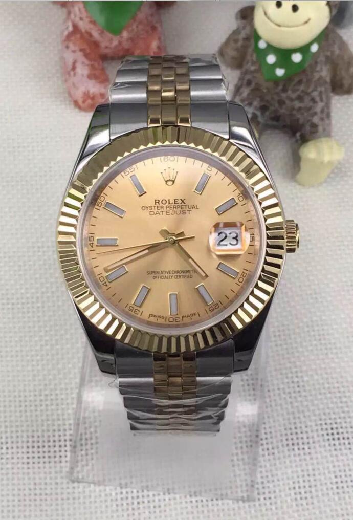 Rolex High Quality Datejust Yellow Gold Jubilee Watch - DesignerGu