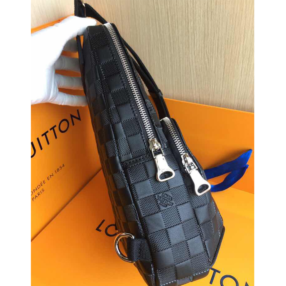 Louis Vuitton Black Argyle Bag - DesignerGu