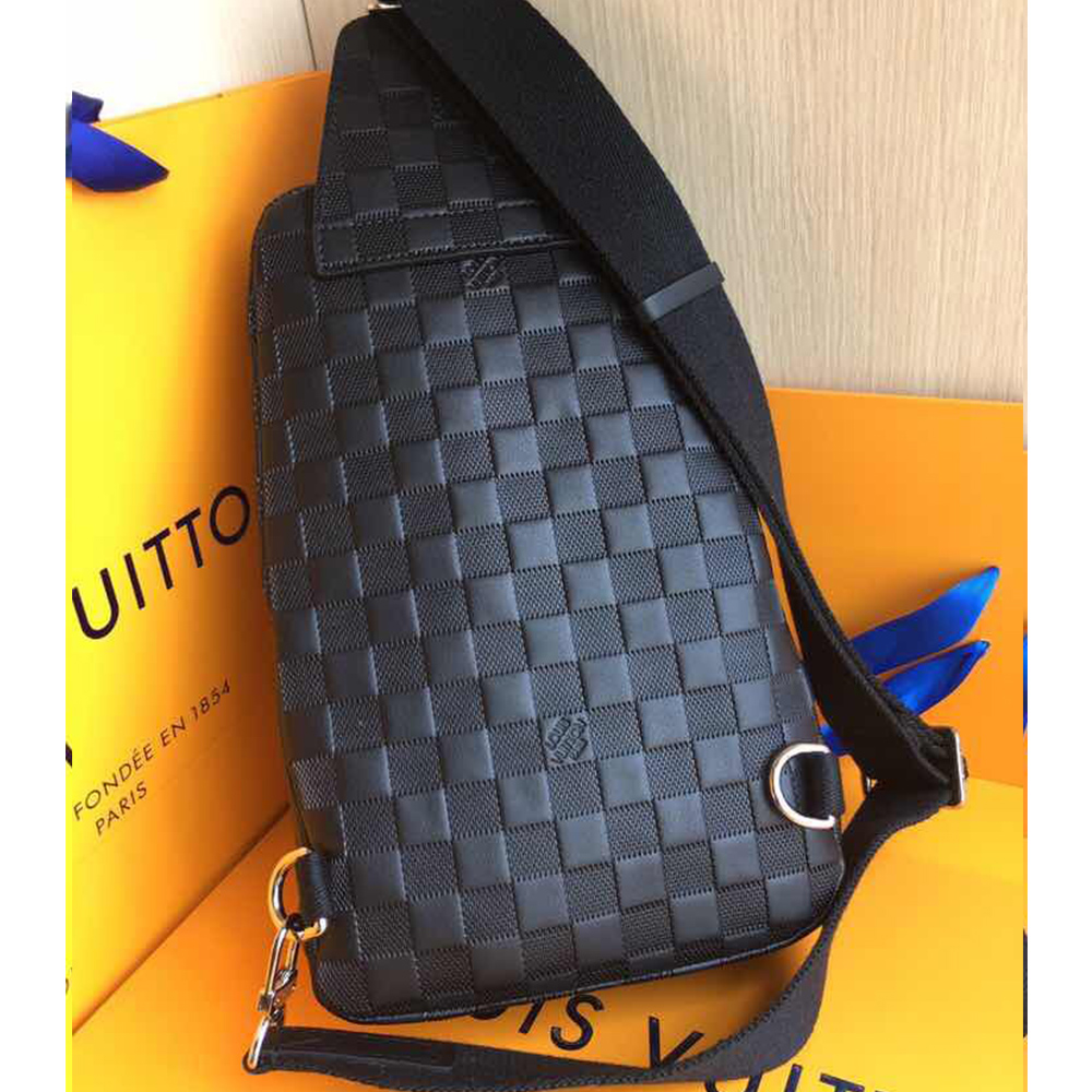 Louis Vuitton Black Argyle Bag - DesignerGu