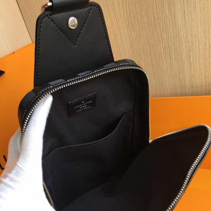 Louis Vuitton Black Argyle Bag - DesignerGu