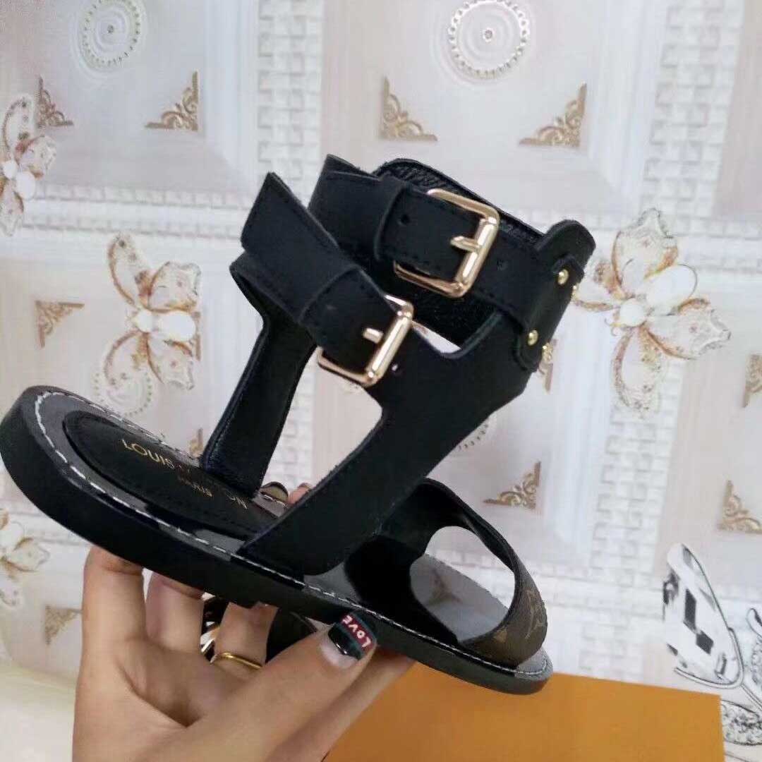 Louis Vuitton Monogram Nomad Women Sandals  - DesignerGu