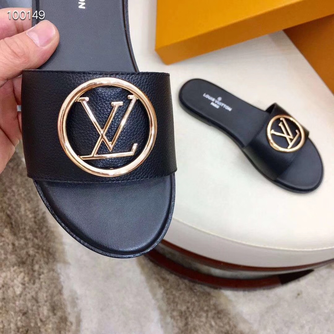 Louis Vuitton Lock It Flat Mule  - DesignerGu