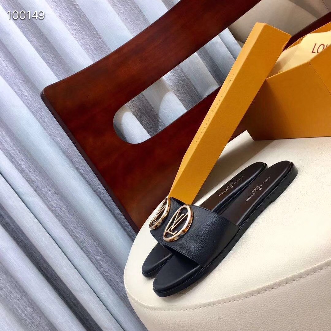 Louis Vuitton Lock It Flat Mule  - DesignerGu