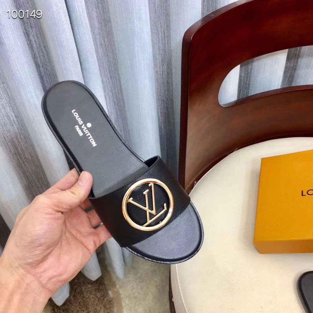 Louis Vuitton Lock It Flat Mule  - DesignerGu