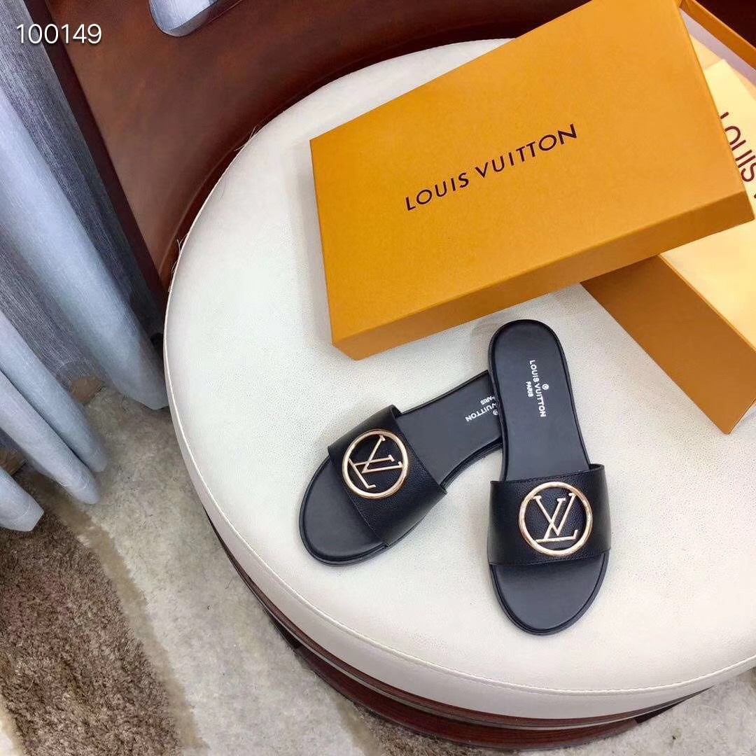 Louis Vuitton Lock It Flat Mule  - DesignerGu