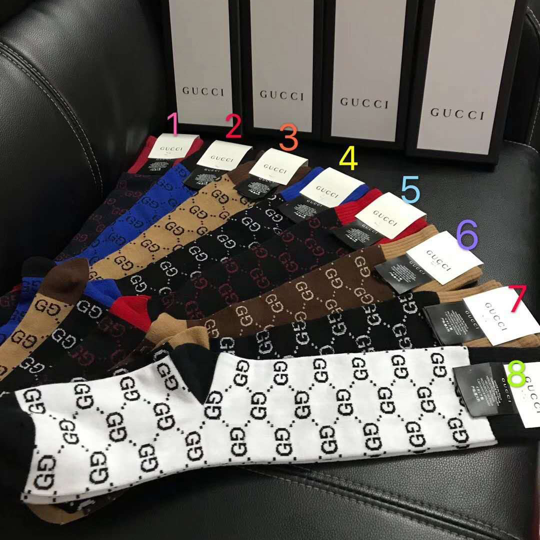 Gucci GG Cotton Socks  - DesignerGu