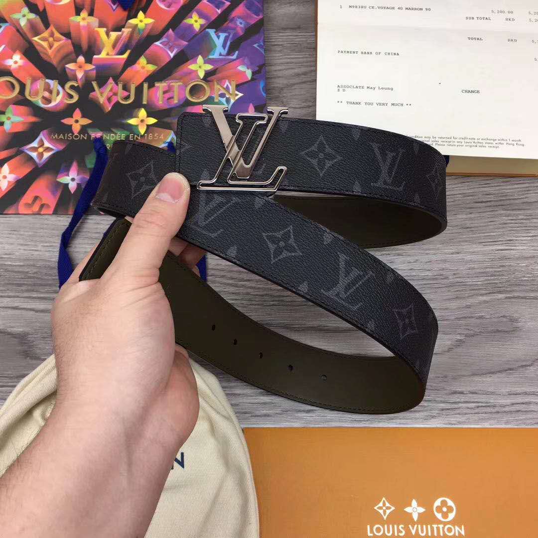 Louis Vuitton Line Reversible Monogram Belt  - DesignerGu