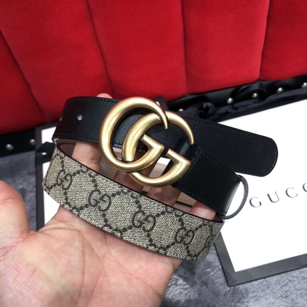 Gucci GG Belt With Double G Buckle - DesignerGu