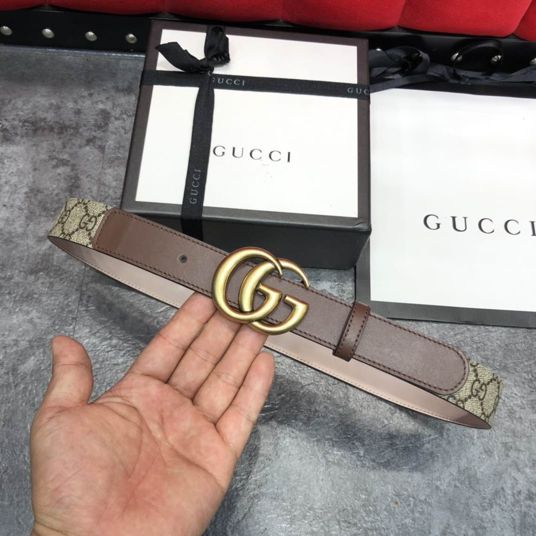 Gucci GG Belt With Double G Buckle - DesignerGu