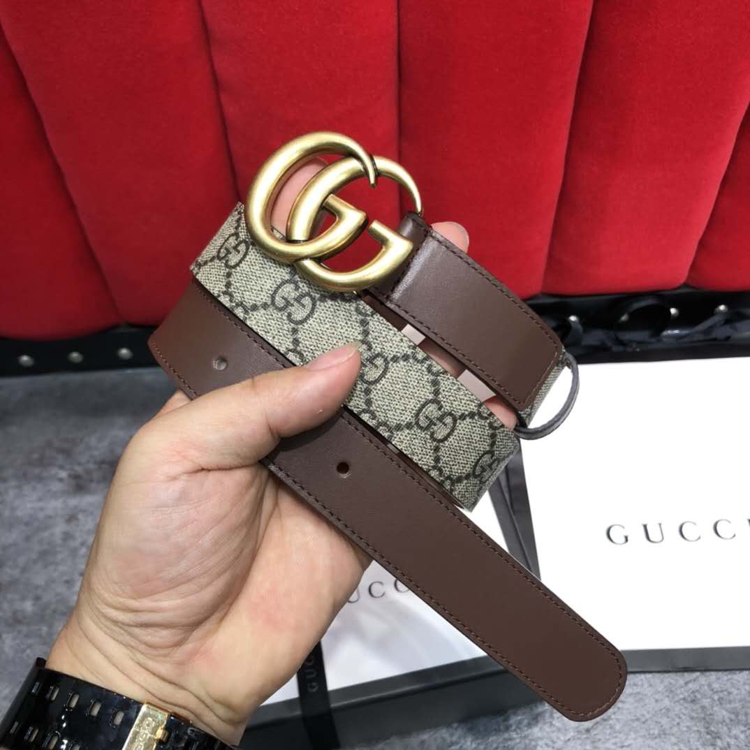 Gucci GG Belt With Double G Buckle - DesignerGu