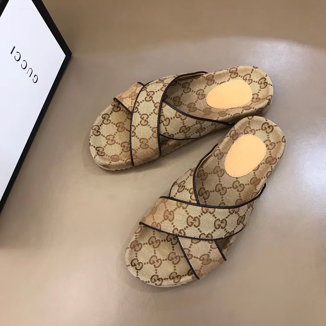 Gucci Men's GG Slide Sandal - DesignerGu