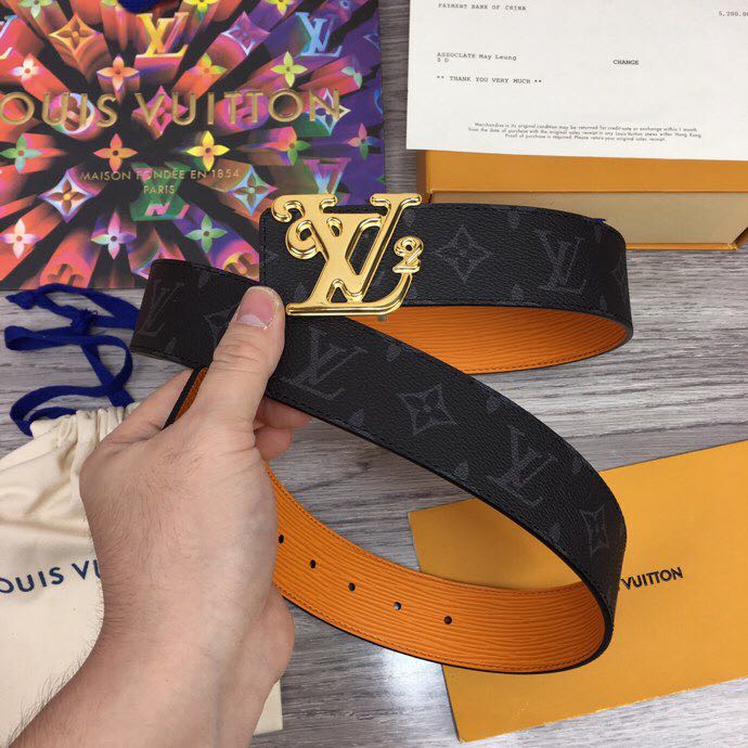 Louis Vuitton Squared 40MM Belt - DesignerGu