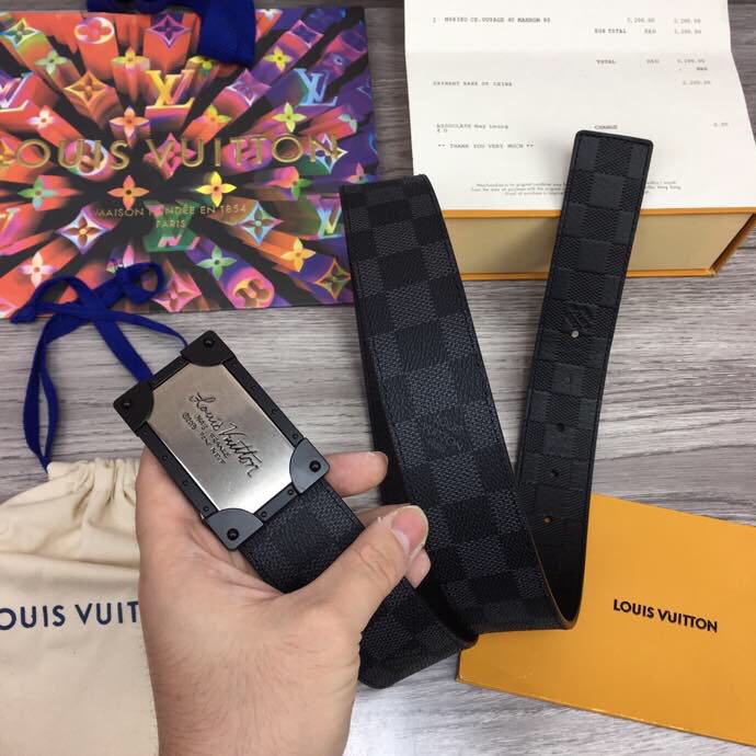 Louis Vuitton Neo Trunk 40mm Belt - DesignerGu