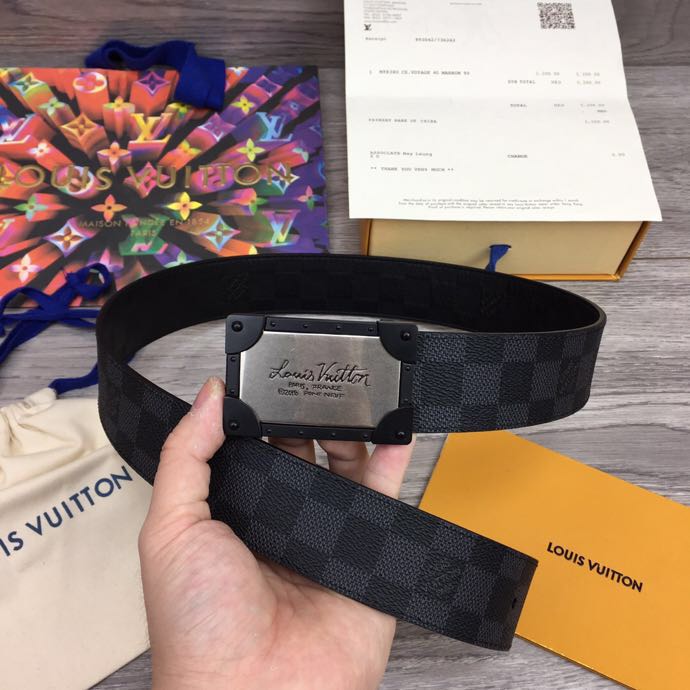 Louis Vuitton Neo Trunk 40mm Belt - DesignerGu