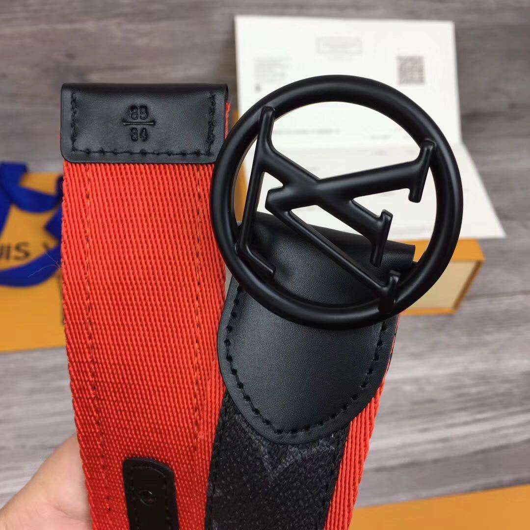 Louis Vuitton Monogram Belt  - DesignerGu