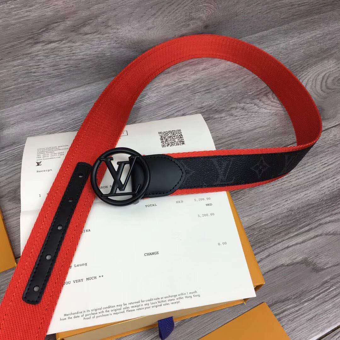 Louis Vuitton Monogram Belt  - DesignerGu