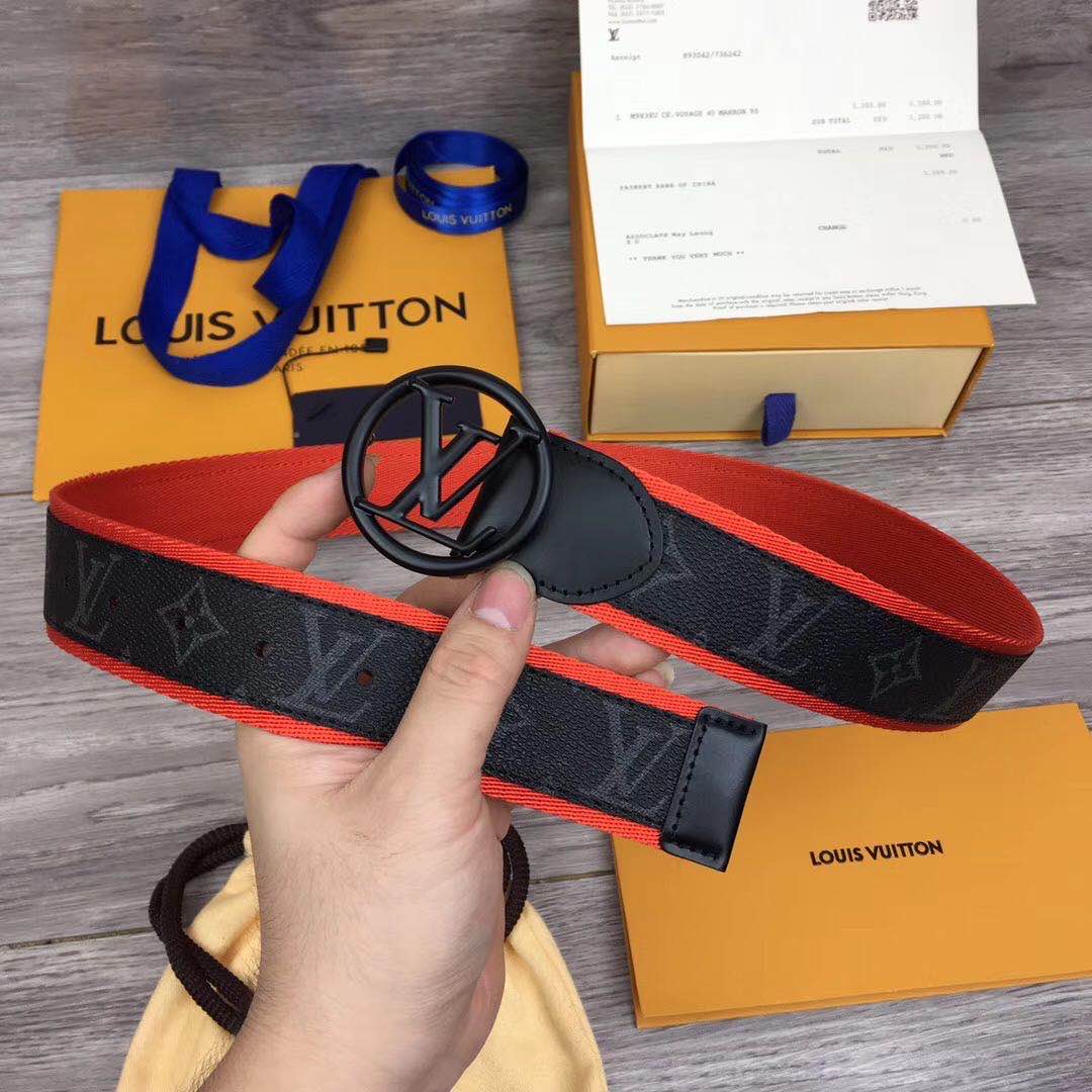 Louis Vuitton Monogram Belt  - DesignerGu