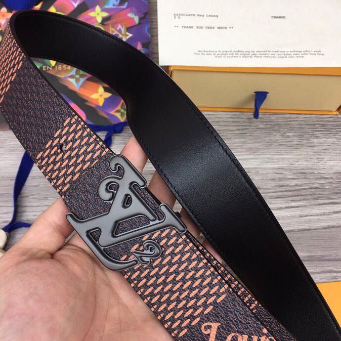 Louis Vuitton Squared 40MM Belt - DesignerGu