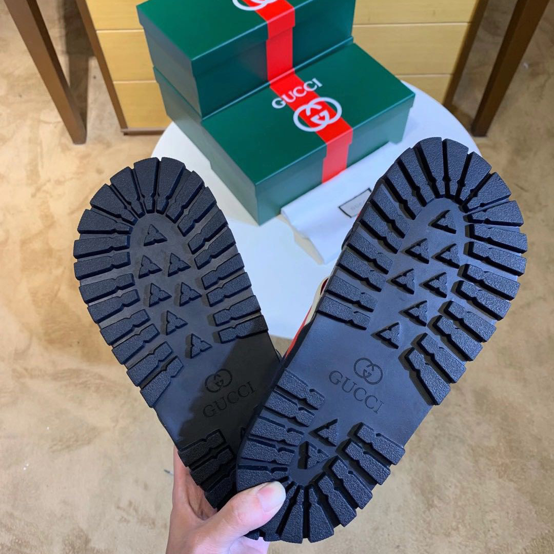 Gucci Web Slide Sandal - DesignerGu