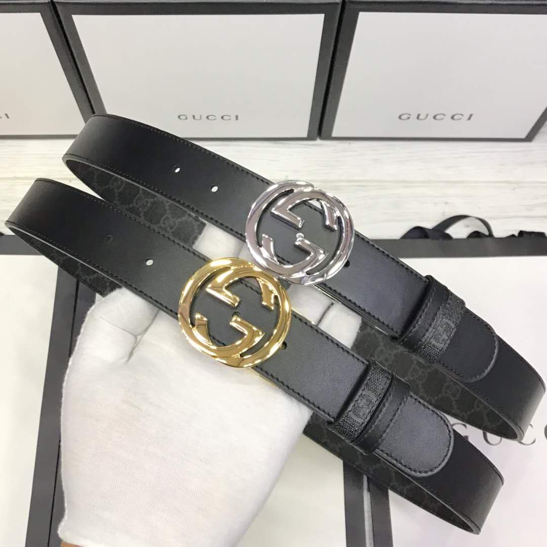 Gucci GG Belt With Double G Buckle - DesignerGu