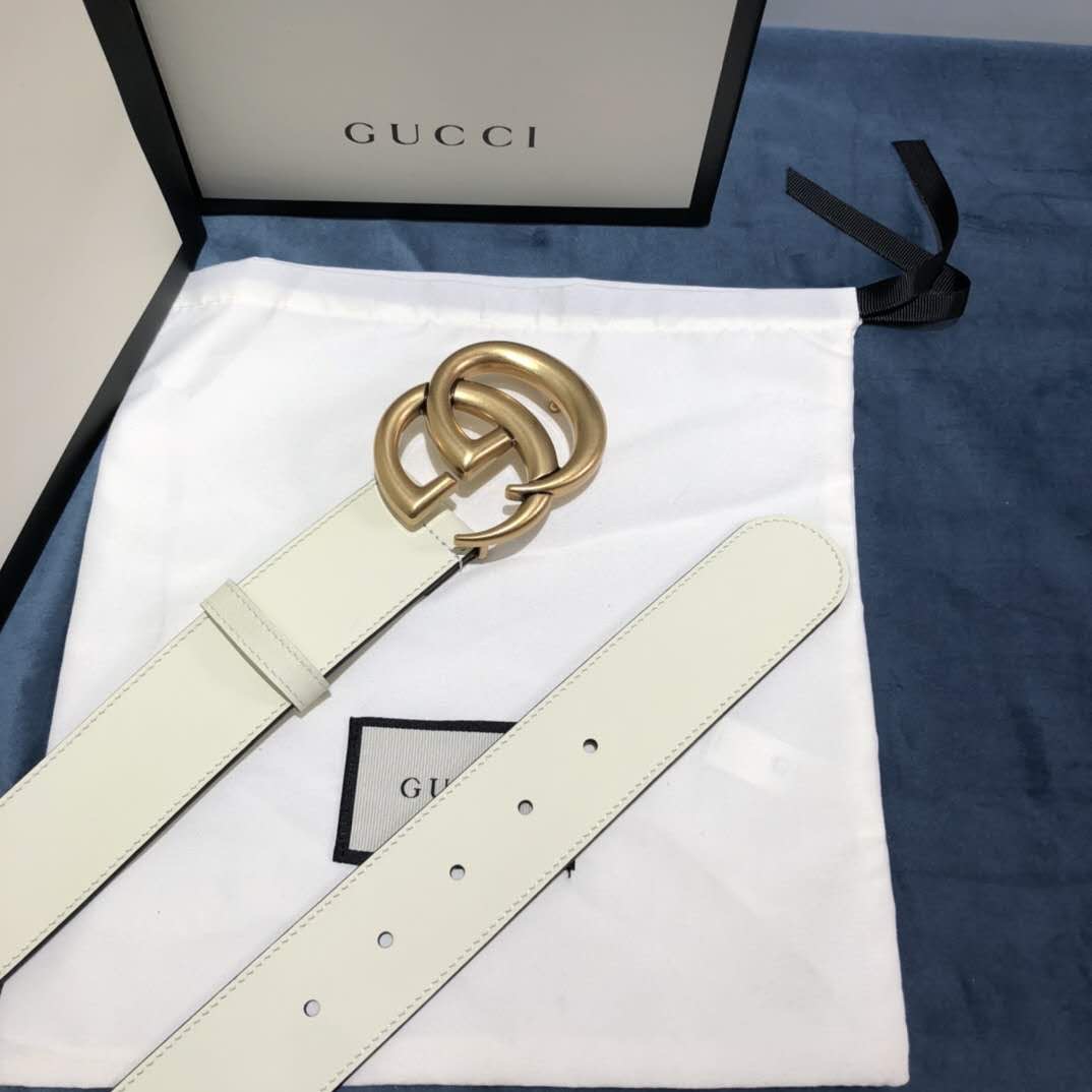 Gucci GG Belt With Double G Buckle - DesignerGu