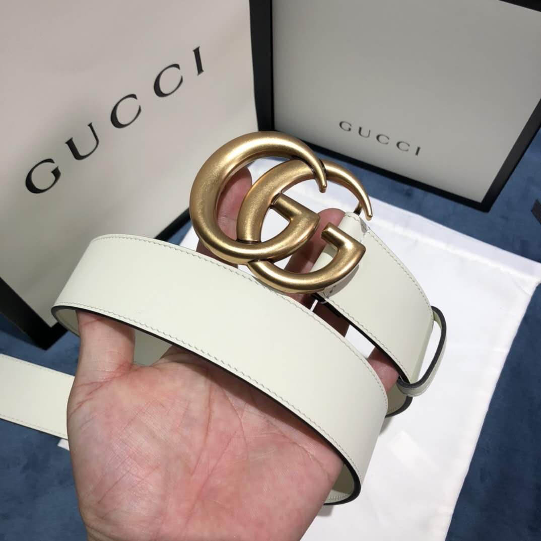 Gucci GG Belt With Double G Buckle - DesignerGu