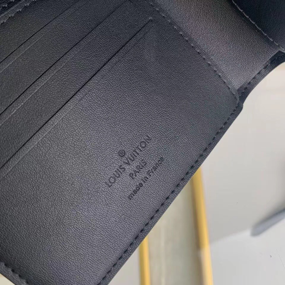 Louis Vuitton  Monogram Black Wallet - DesignerGu