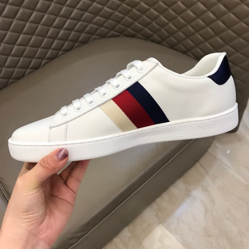 Gucci Letter Ace Embroidered Sneaker - DesignerGu