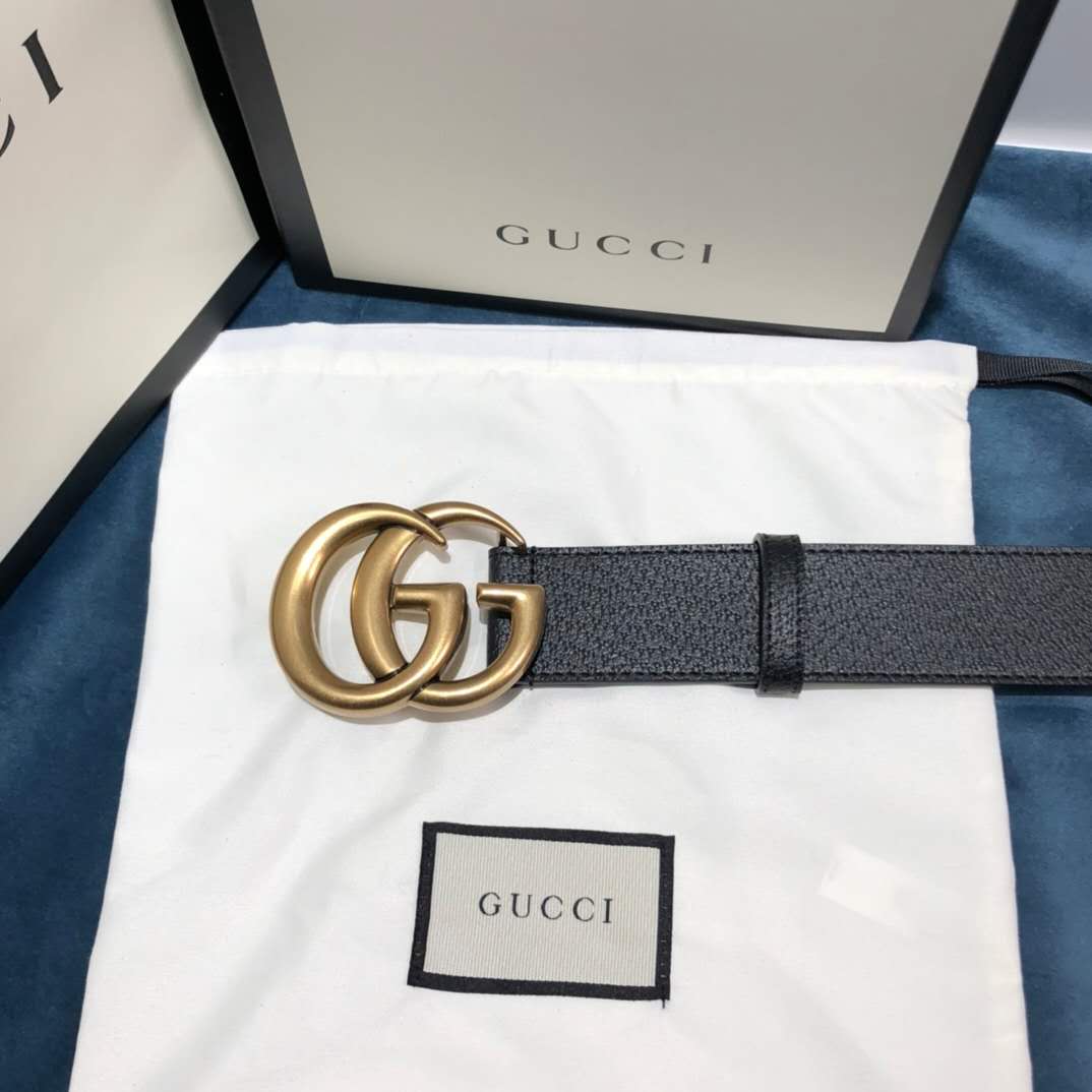 Gucci Black Belt ,1.5 Inch Buckle 3.003W*2.36 H Inches - DesignerGu