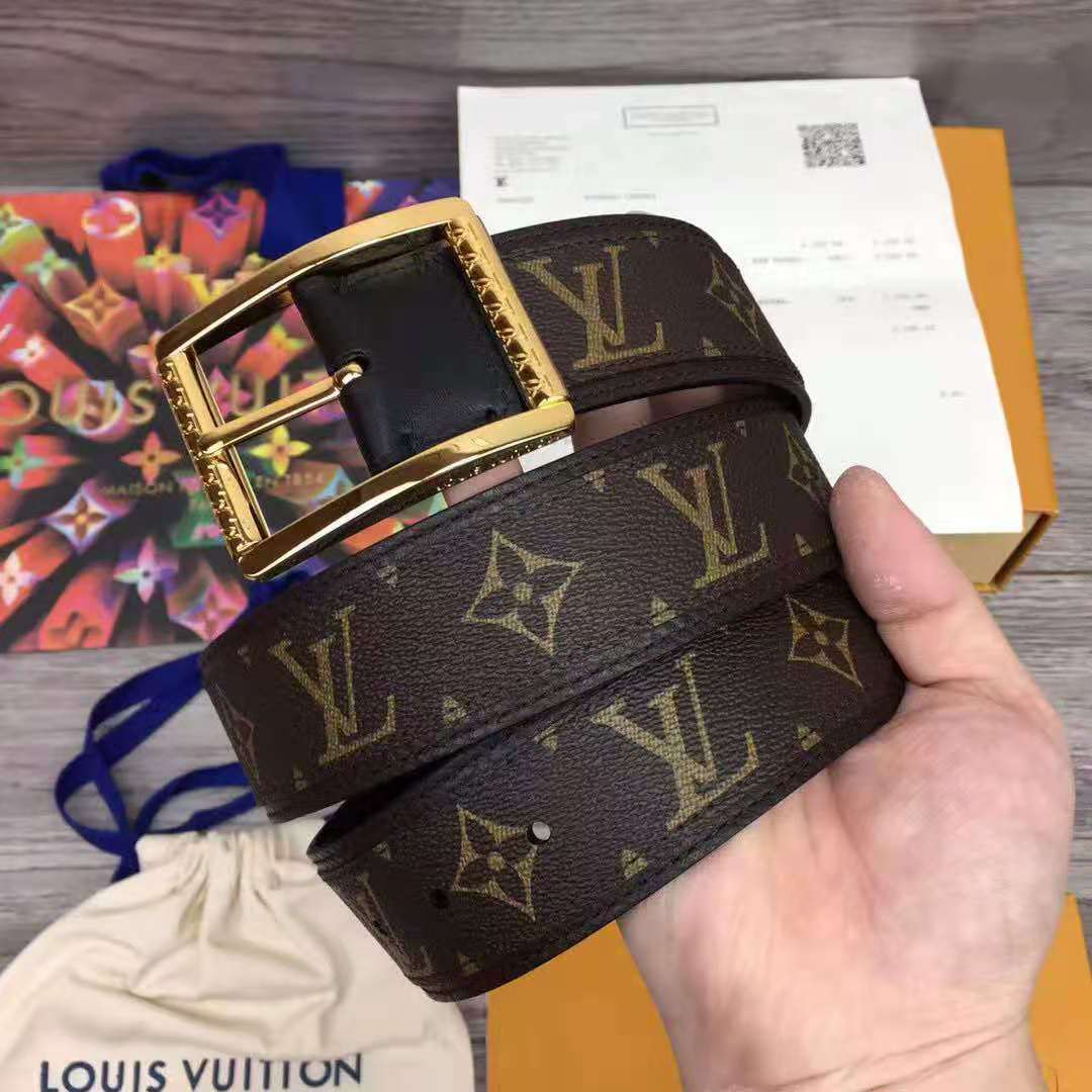 Louis Vuitton Monogram Belt - DesignerGu