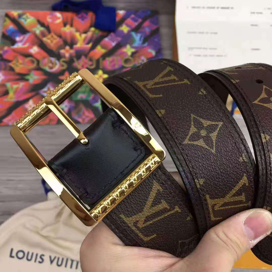 Louis Vuitton Monogram Belt - DesignerGu