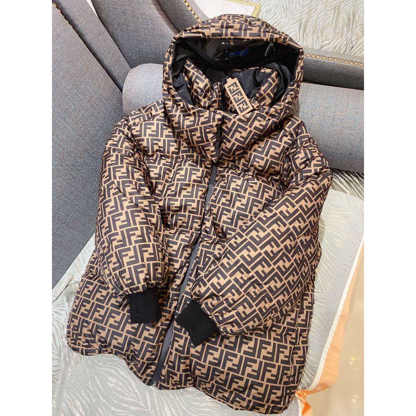 Fendi FF Motif Down Jacket - DesignerGu