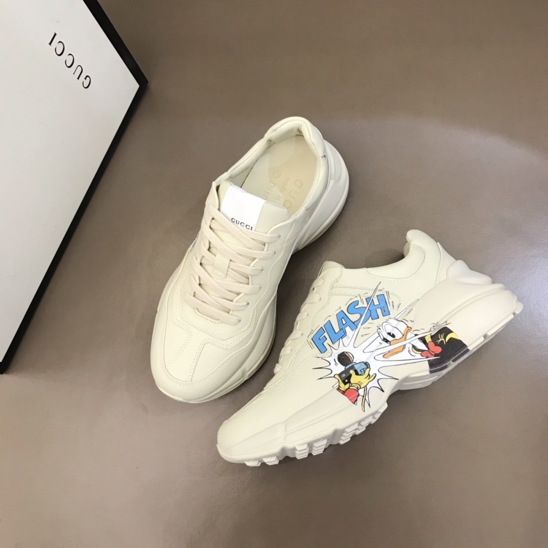 Gucci Disney Donald Duck Print Sneaker - DesignerGu