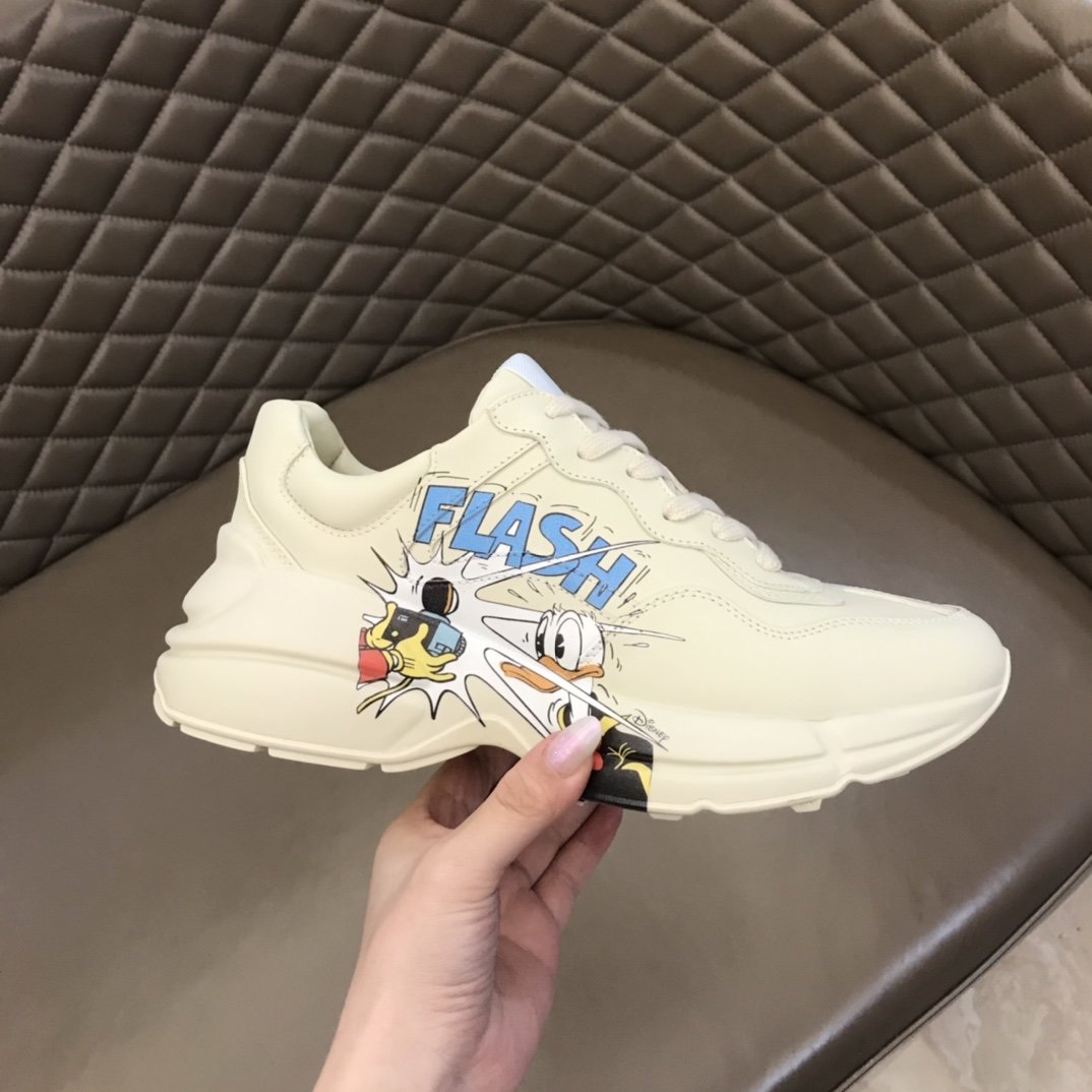 Gucci Disney Donald Duck Print Sneaker - DesignerGu