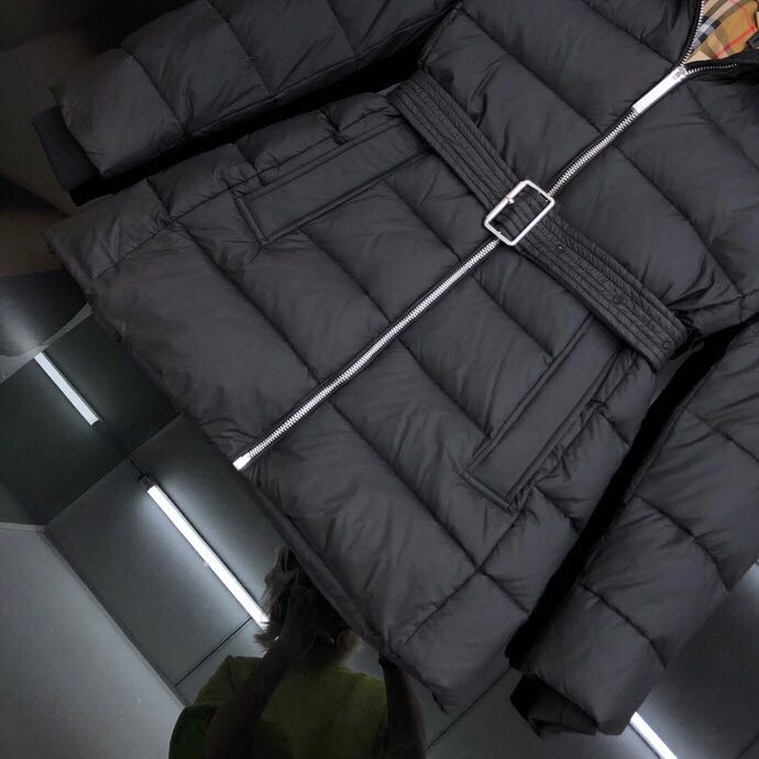 Burberry Belted Down Jacket - DesignerGu