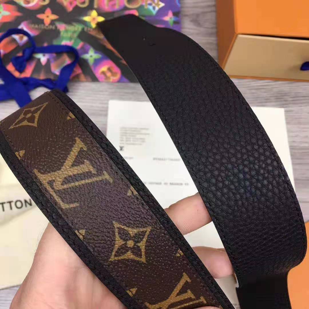 Louis Vuitton Initiales Monogram Belt - DesignerGu