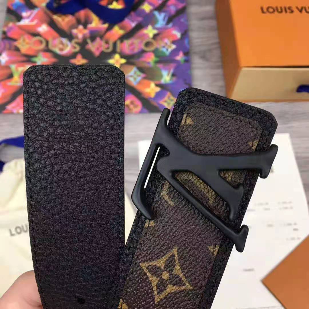 Louis Vuitton Initiales Monogram Belt - DesignerGu