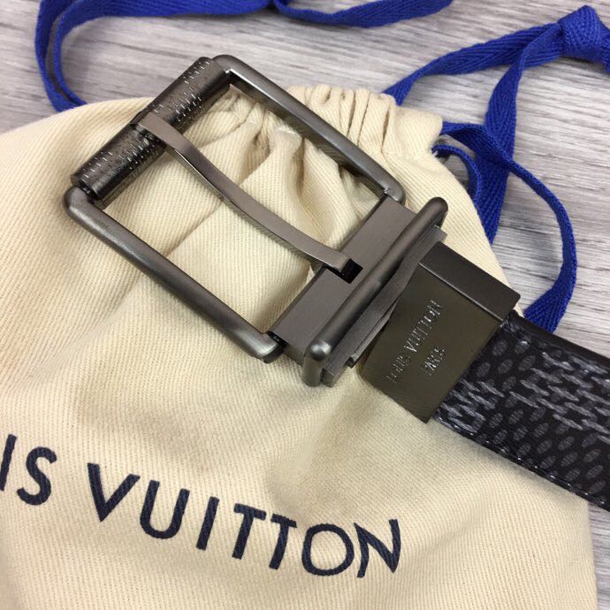 Louis Vuitton Damier Print 40MM Belt - DesignerGu