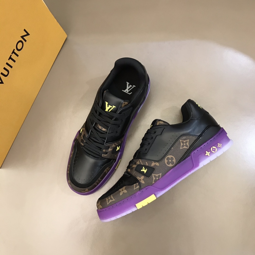 Louis Vuitton Trainer Sneaker(Upon UK size) - DesignerGu