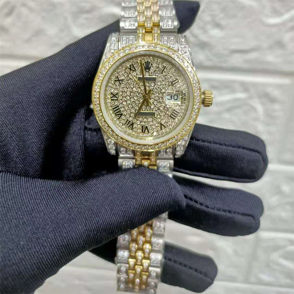 Rolex Luxury Diamond Watch - DesignerGu