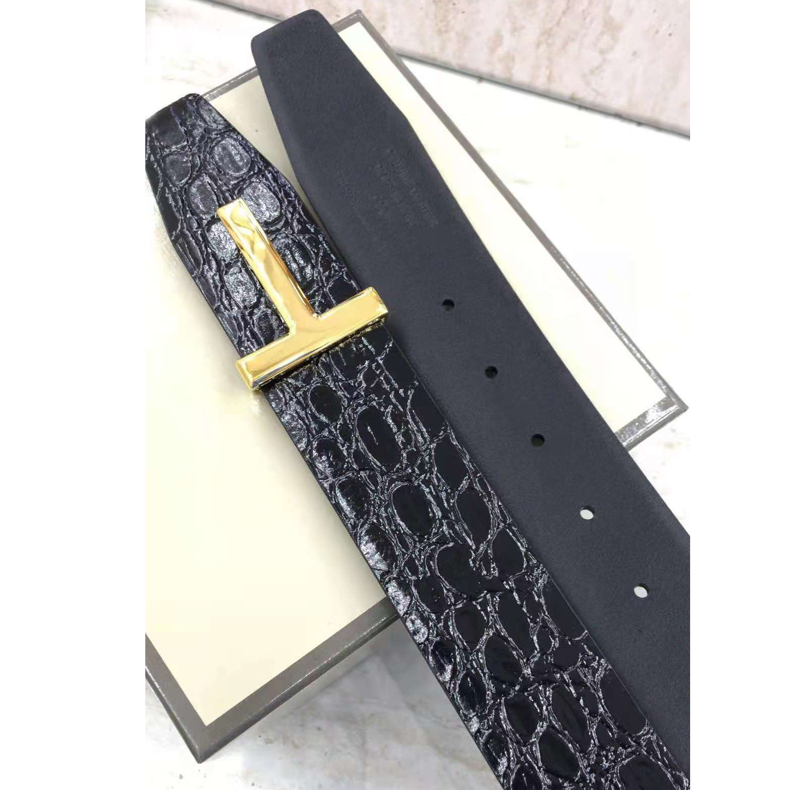 Tom Ford Crocodile Icon Belt - DesignerGu