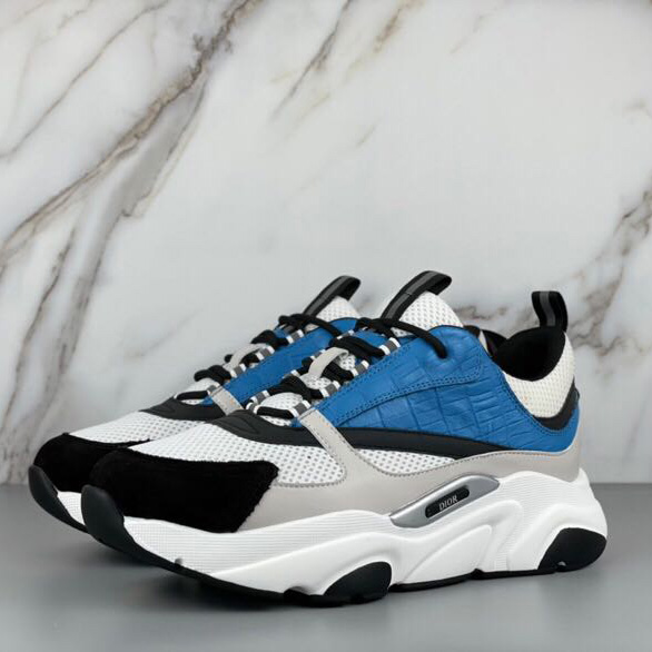 Dior "B22" Sneaker In Blue - DesignerGu