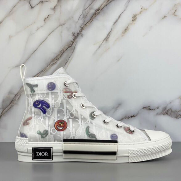 Dior B23 Dior And Kenny Scharf High-Top Sneaker - DesignerGu