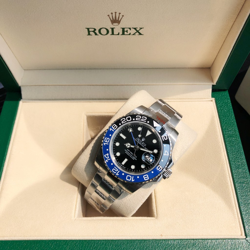 Rolex GMT Master II Batman Steel Automatic Black Dial Men's Watch - DesignerGu