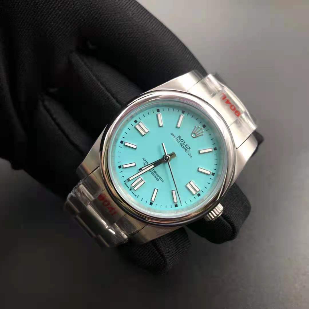 Rolex Oyster-Perpetual 126000-0006 Turquoise Blue - DesignerGu