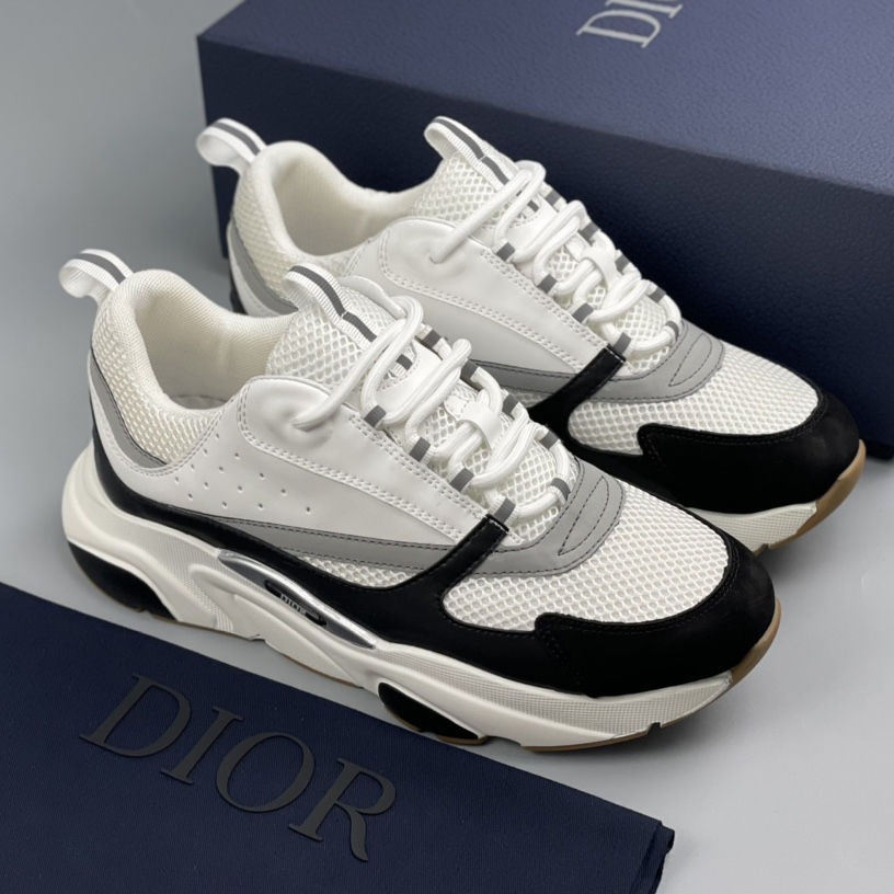 Dior B22 Sneaker White Black - DesignerGu