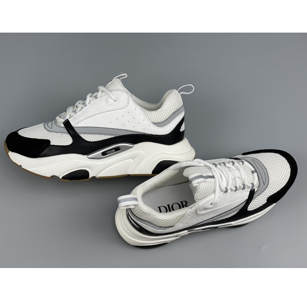 Dior B22 Sneaker White Black - DesignerGu