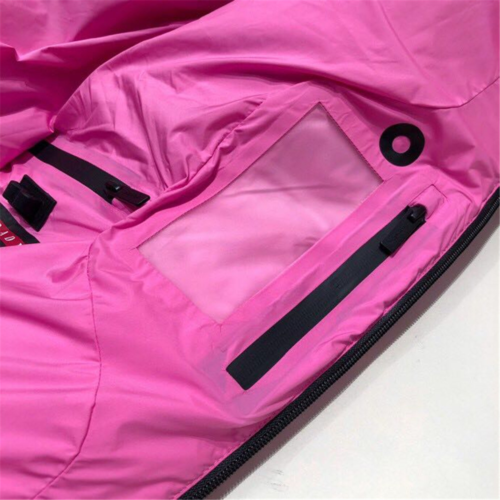 Prada Linea Rossa HX021 Bonded Puffer Jacket(Pink) - DesignerGu