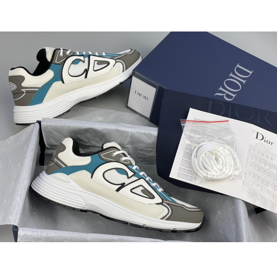 Dior B30 Sneaker White Mesh And Technical Fabric - DesignerGu