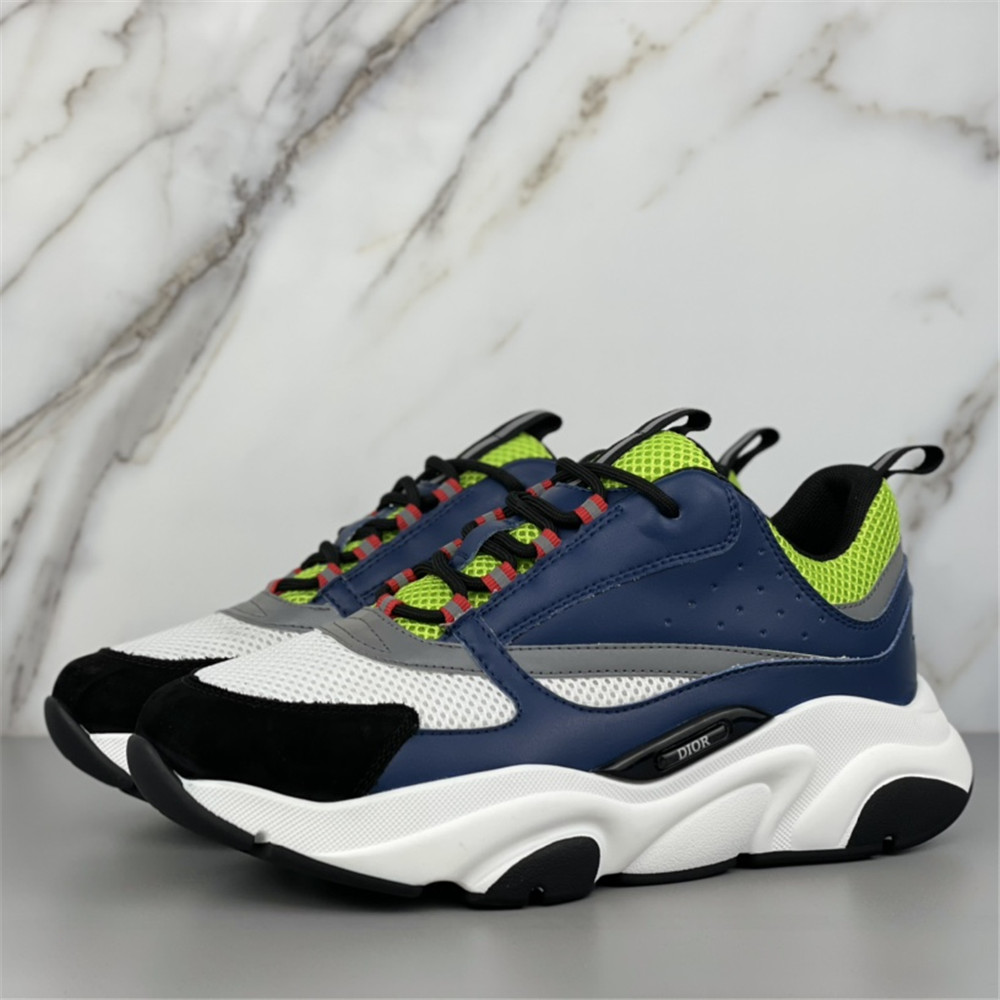 Dior B22 Low-top Sneaker In Blue&Green - DesignerGu